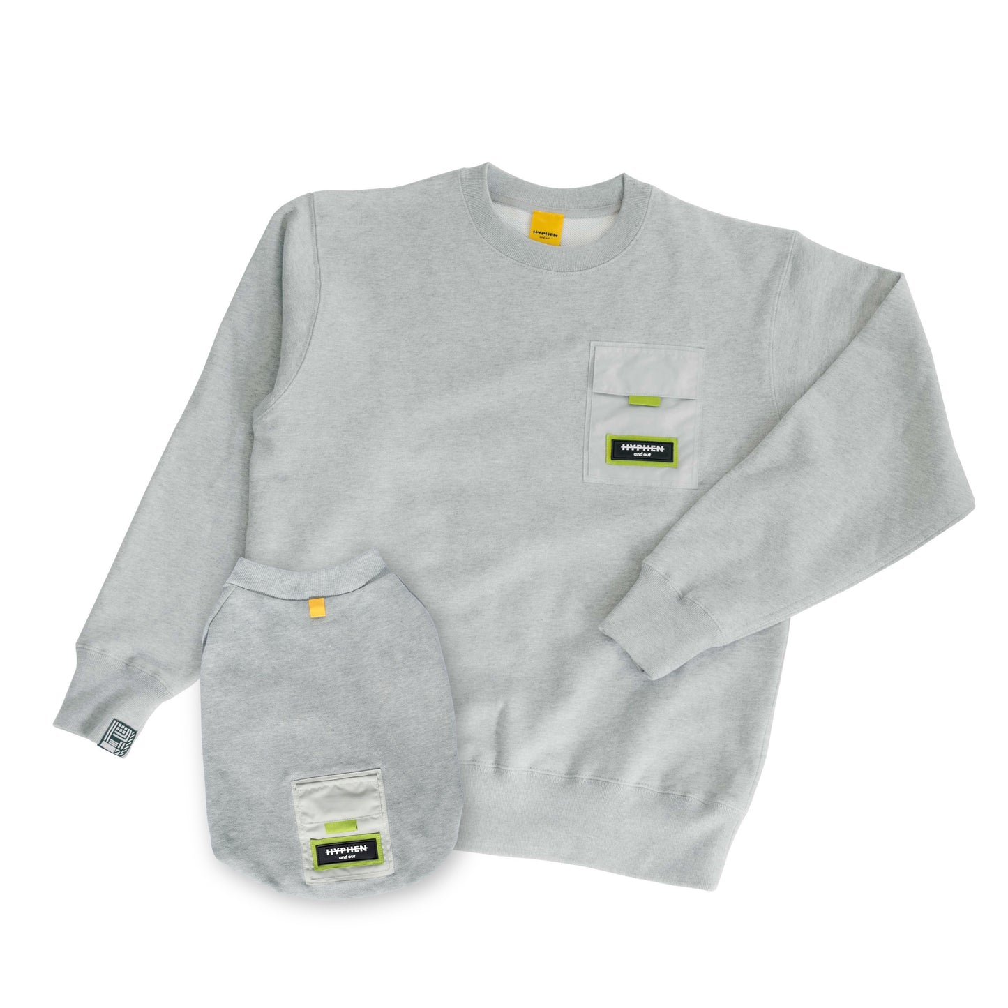 Pocket Sweatshirt Pair Look Set