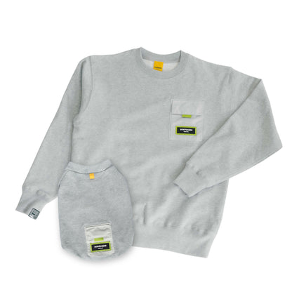 Pocket Sweatshirt Pair Look Set